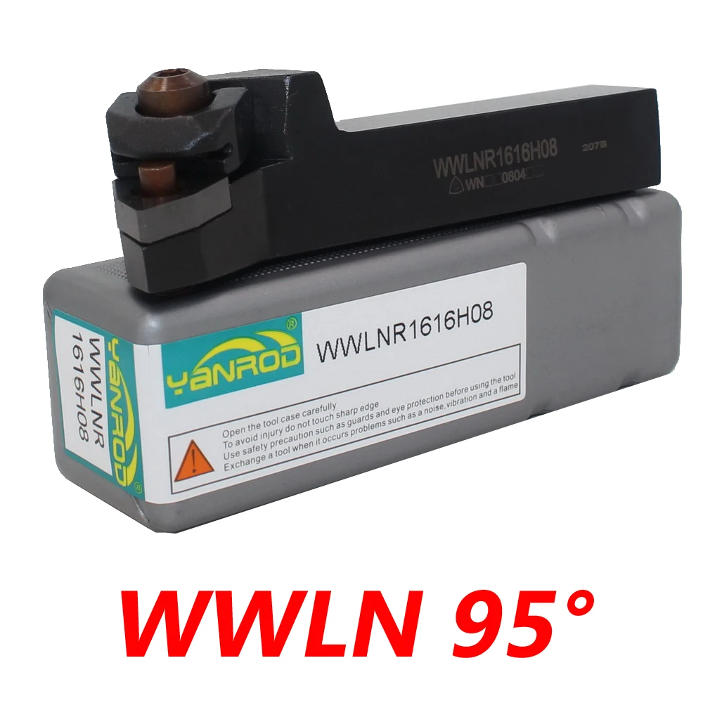 

Бесплатная доставка WWLNR 16*16*100 мм 95 градусов Внешний токарный инструмент держатель подходит для WNMG0804 Токарные вставки