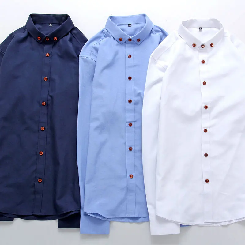Рубашка с длинными рукавами для мужчин новые модные дизайнерские Camisa мужская
