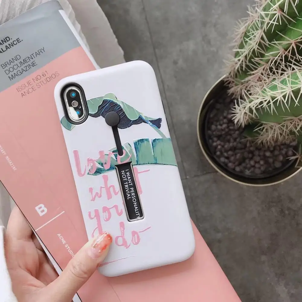 Шикарный чехол накладка с банановыми листьями для iPhone11 Pro Max Xs XR 78plus 6s SE2020 2 в