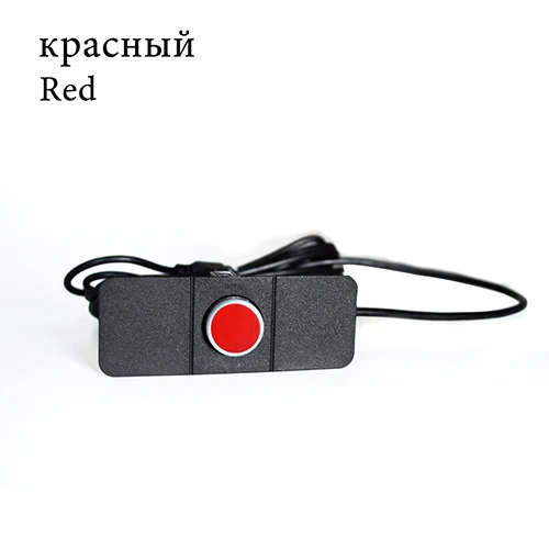 Красный Hipppcron 16 мм сенсор черный серебристый белый серый красный синий цвет/отверстие пилы 1 шт. для комплект автомобильных датчиков парковки монитор обратная система - Название цвета: Красный