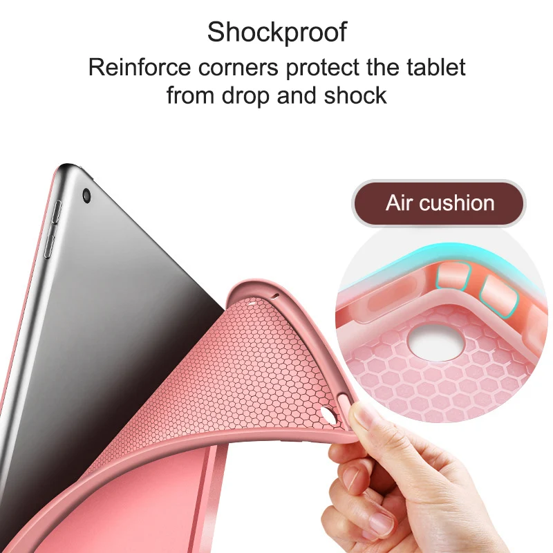 Умный кожаный чехол на магнитной застёжке для iPad Mini 5 2019 откидная крышка Apple Mini5