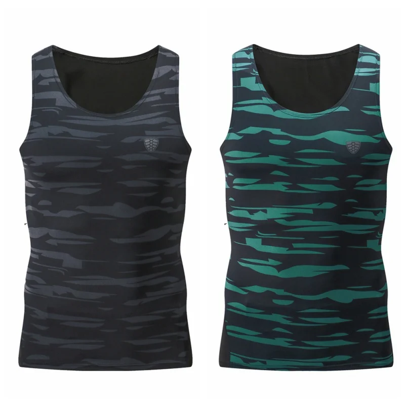 Новинка 2018 камуфляжная брендовая мужская футболка для бега Спортивная майка