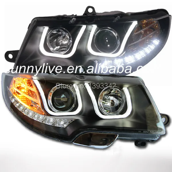 Для VW Skoda Superb светодиодный налобный фонарь Angel Eyes 2009 2013 U Style|angel eyes|eyes angeleye lamp |