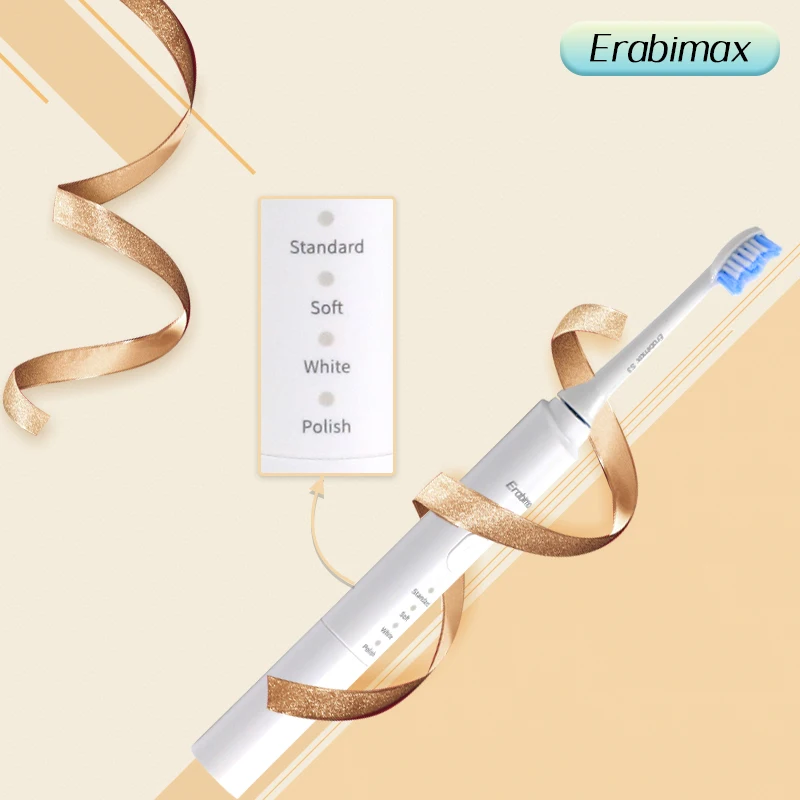 Erabimax звуковая электрическая зубная щетка USB зарядное устройство электронная
