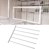 5pcs bird racing pigeon cage door stainless steel entrance wire trap door curtain