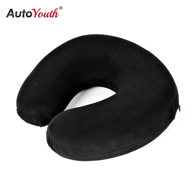 AUTOYOUTH u-образная Автомобильная подушка для шеи, медленный отскок, Автомобильная подушка для шеи с эффектом памяти, подголовник для автомобильного сиденья Для перелетов, путешествий, офиса, 1 шт