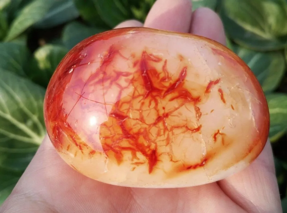 Натуральный Красный карнелиановый кристаллический Агат кварцевый полированный