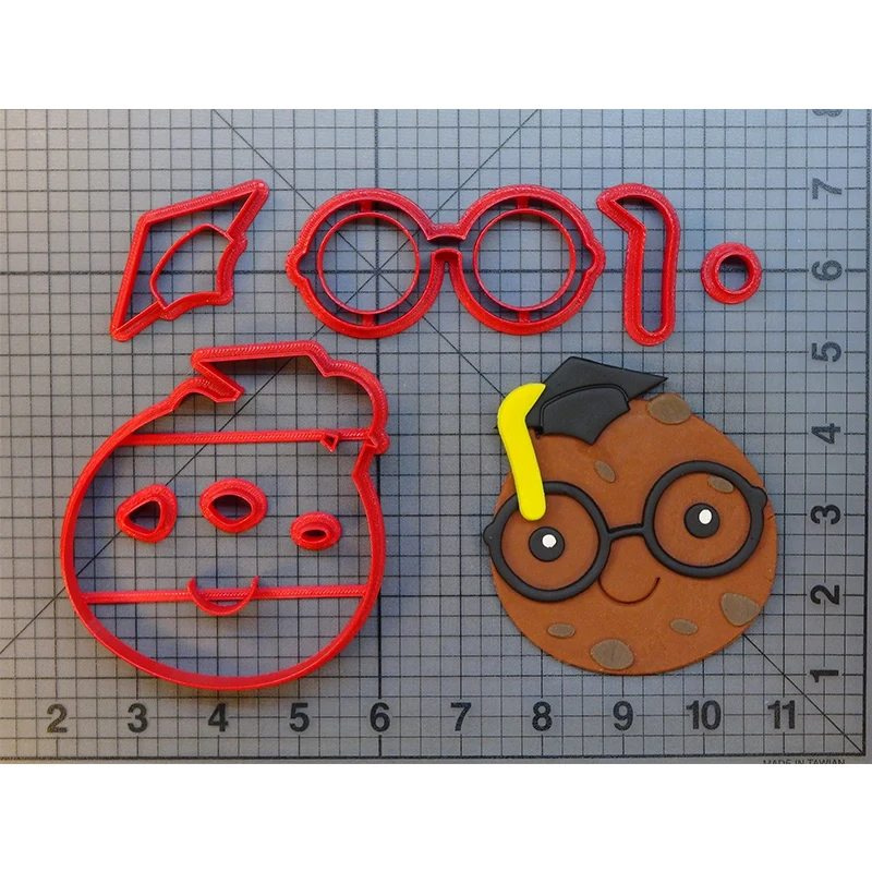 Выпускной резак для печенья мастики форма кекса сделано 3D печатных Куба Тетраэдр