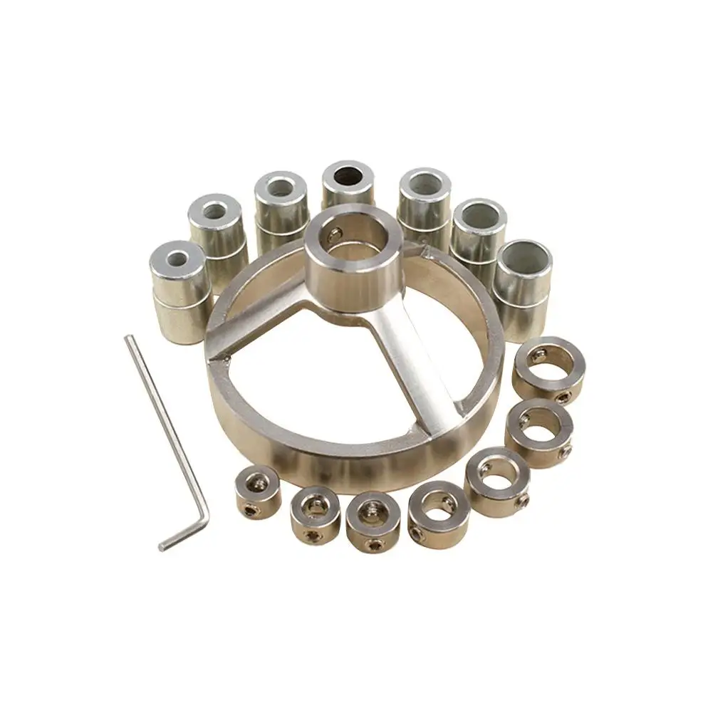 

90 Degree Drill Guide Hole Puncher Locator Pocket Hole Jig 5-12mm Stainless Steel Bushing for Carpenter Woodworking Tools