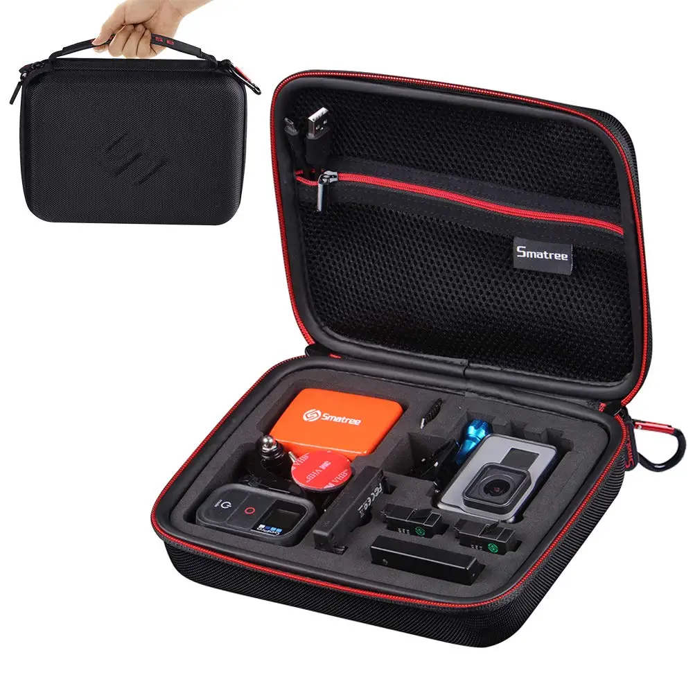 Чехол Smatree G160 для Gopro Hero 7/6/4/3 + сумка в жестком корпусе путешествий DJI OSMO Action|case for