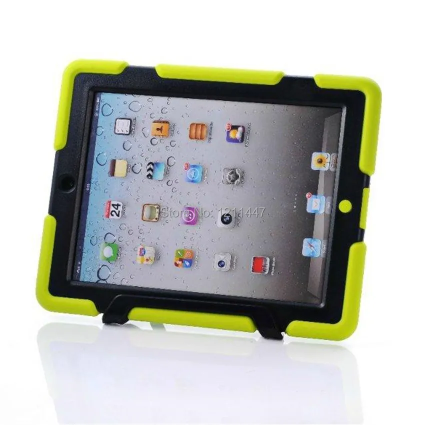Для Apple iPad 2 3 4 Retina защита для детей противоударный сверхпрочный силиконовый