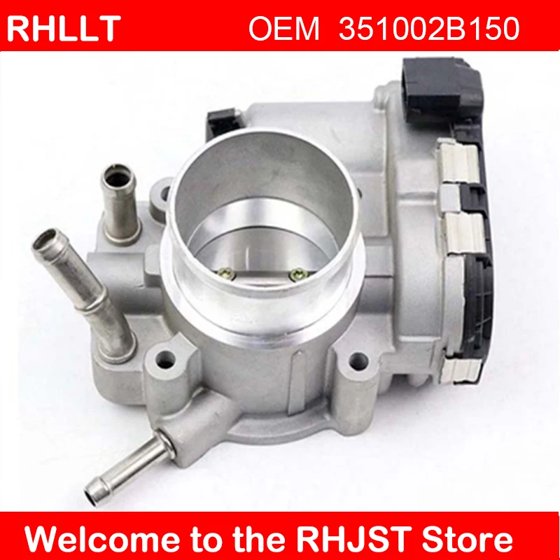 Подлинная дроссельная заслонка для KIA K2 Rio OEM 351002B150 35100-2B150 воздухозаборник 44 мм для hyundai I30 Accent