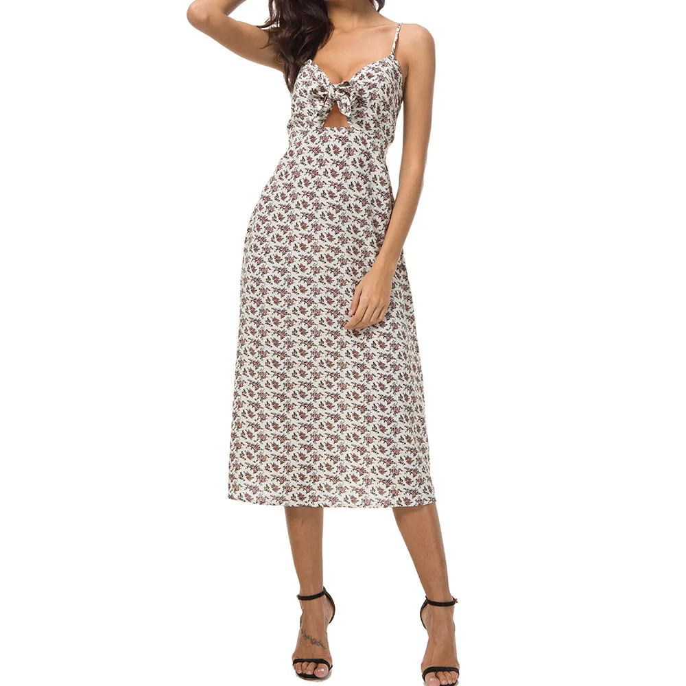 Модное пляжное платье vestidos Плайя mujer 2019 летняя Женская сорочка с цветочным