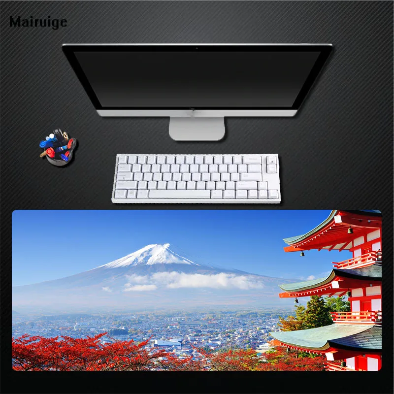Mairuige Mt. Fuji строительный ландшафтный Коврик для мыши настольная негабаритная игра универсальная Удобная подкладка клавиатура Прочный резиновый коврик