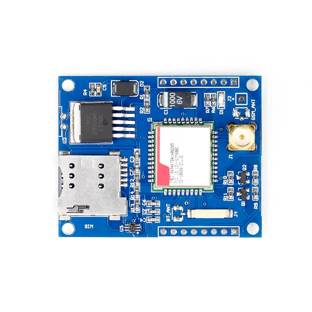 Макетная плата SIM800C модуль GSM GPRS Поддержка сообщений Bluetooth TTS DTMF четыре диапазона