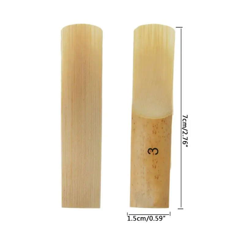 

Hot 10pcs Eb Alto Saxophone Reeds Strength 2 2.5 3 Sax Woodwind Instrument Parts