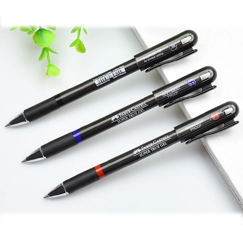 Faber-castell супер настоящий гель 549 гелевая ручка водонепроницаемый 0,38 0,5 0,7 мм масляная основа гелевые чернила канцелярские принадлежности kalem школьные принадлежности Caneta