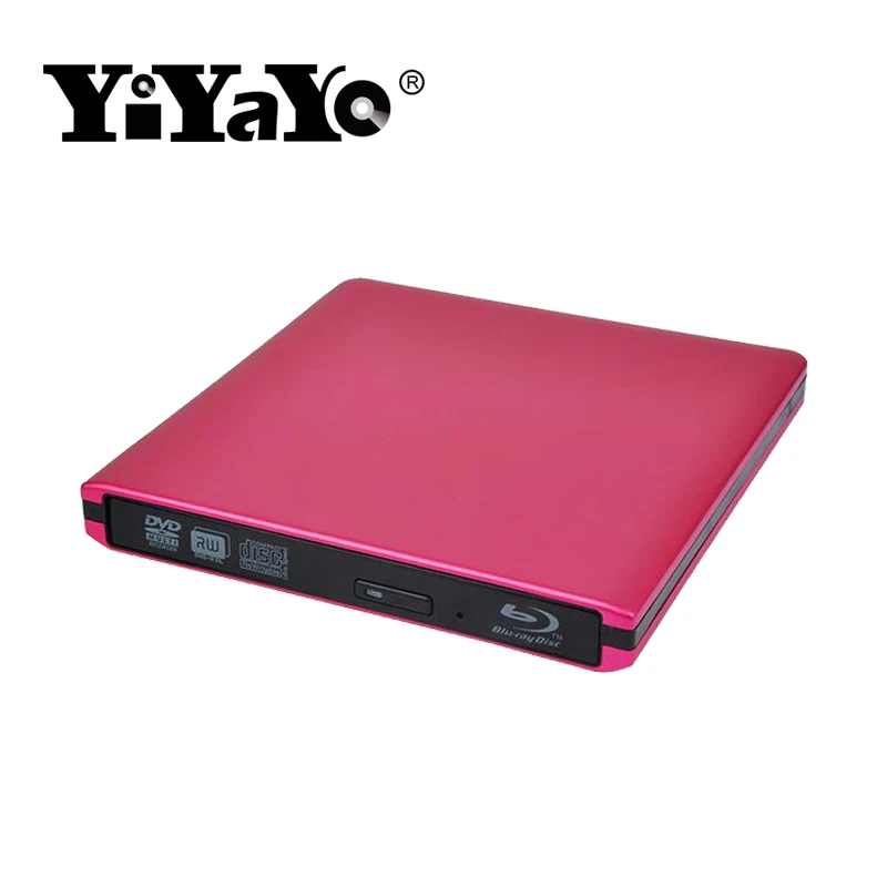 Внешний оптический привод YiYaYo Bluray USB 3 0 Blu Ray BD/ DVD ROM записывающее устройство для