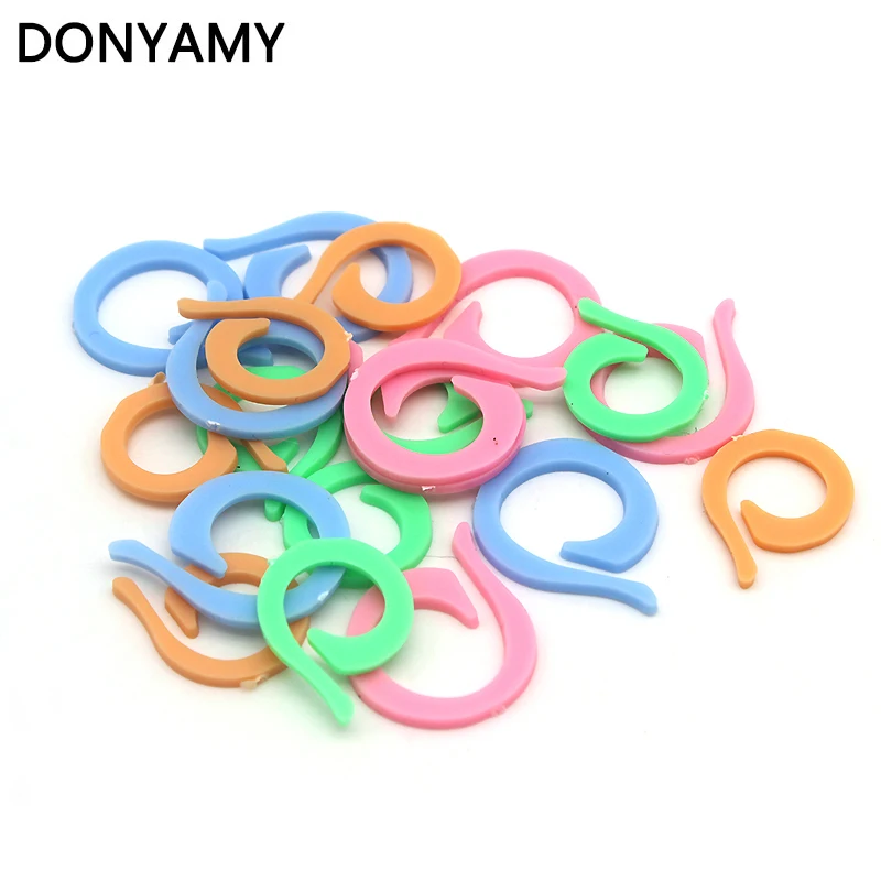 1 комплект 2 типа цветные вязаные кроше маркеры для стежков набор