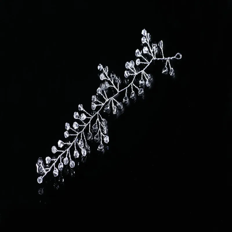 2017 свадебные аксессуары для волос повязка романтическая Хрустальная жемчужная