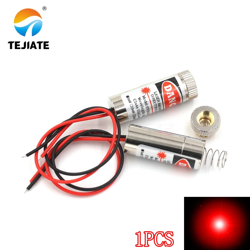 Лазерная Диодная лазерная головка 5 мВт 650 нм red dot/line /cross laser tube модуль