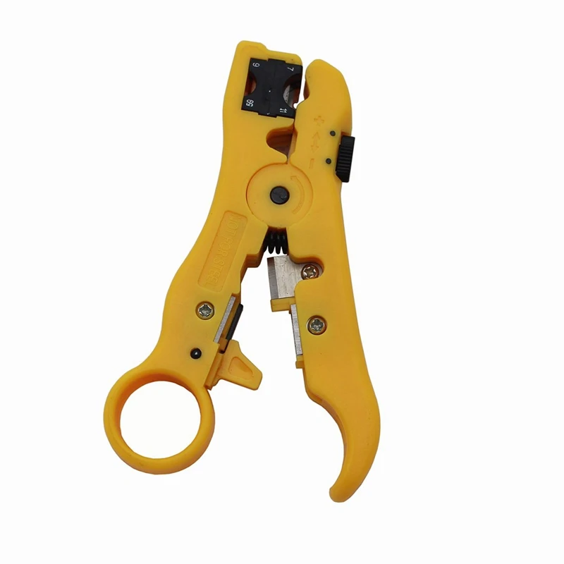 Coaxial Compression Tool Crimping Set Adjustable Rg6 Rg 11 75 – 5 7 Cable Stripper With 40 Pcs F Compress | Инструменты