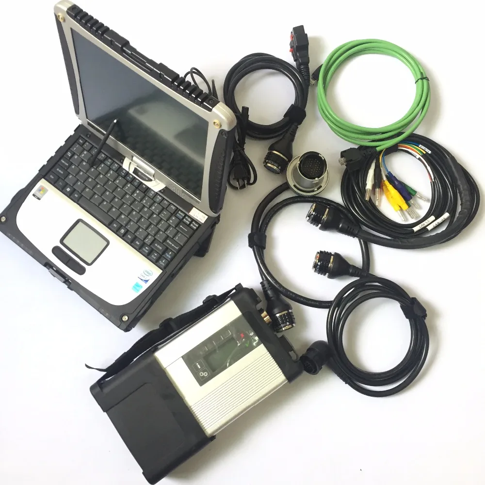 Супер MB SD C5 SSD с ноутбуком toughbook CF19 диагностический ПК установленный новейший mb star