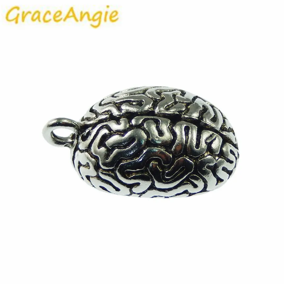 GraceAngie 5 шт. античный дизайн мозга новый стиль браслет браслеты Подвески для
