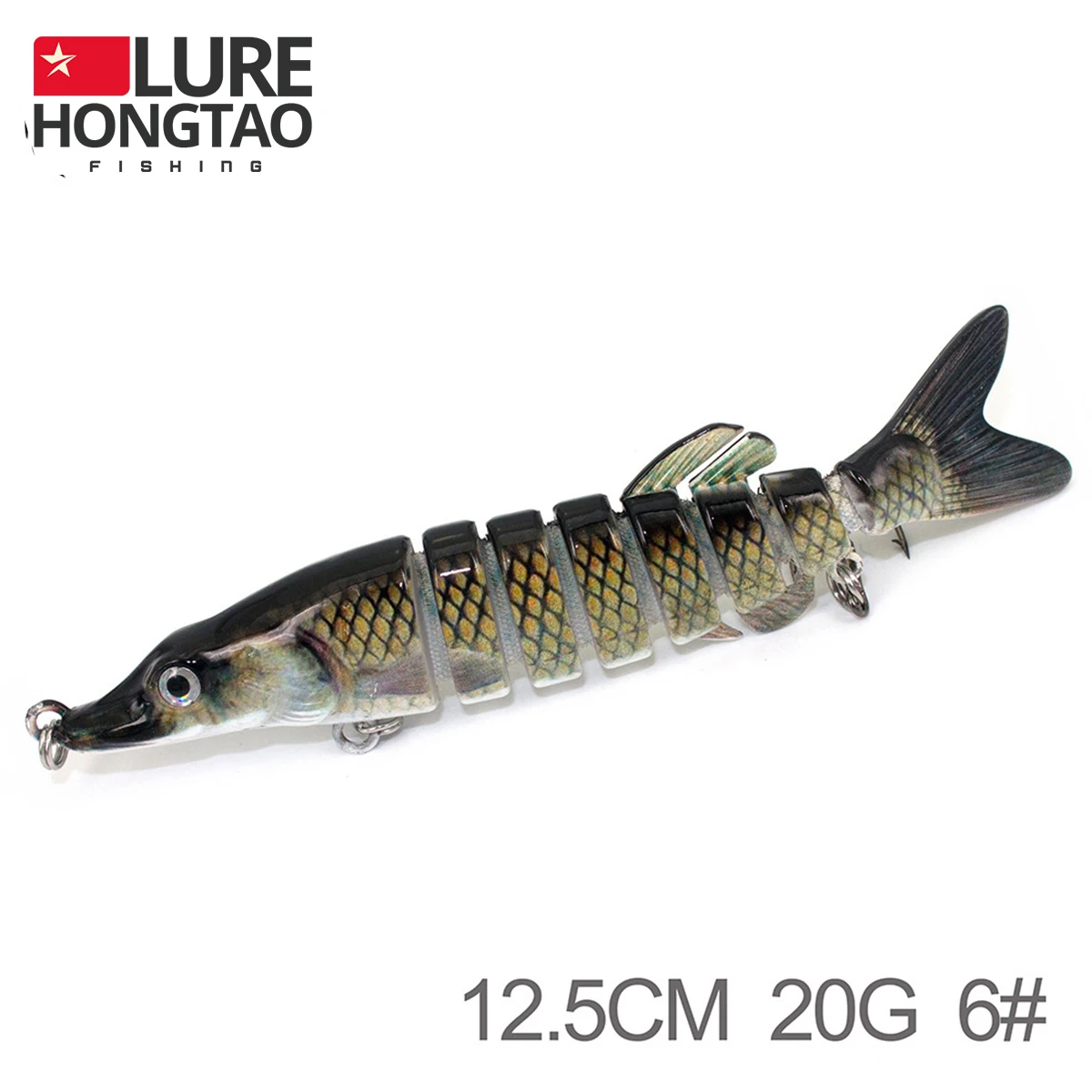 Извлечь hongtao 125 мм/20 г Swimbait Приманка Блесен высокое качество Иска Искусственный