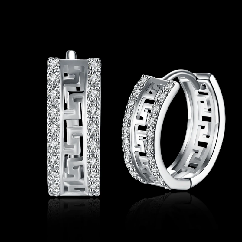 Женские серьги-клипсы в этническом стиле с фианитом | Украшения и аксессуары