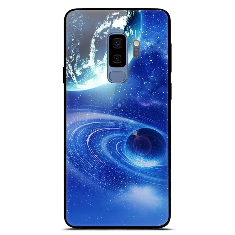 Чехол из закаленного стекла для samsung S9, Жесткий Чехол для задней панели, чехол для samsung Galaxy S9 Plus, чехол, TPU бампер S10e S10 Plus Caso