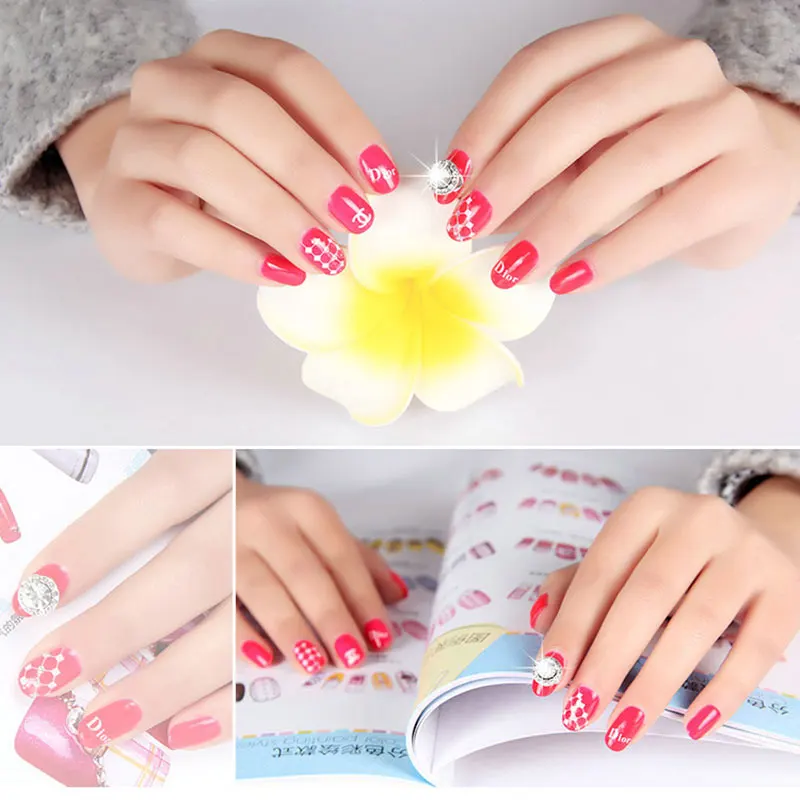 5 шт. вращающиеся Стразы для дизайна ногтей с 3d-алмазом Блестящий Бриллиант