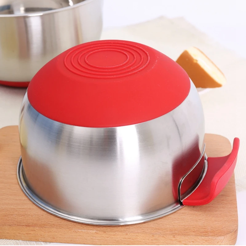 Резервуар для яиц из нержавеющей стали с ручкой утечки противоскользящая