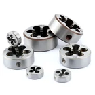 Легированная сталь 1 шт. жесткий круглый штамп резьбовой кран метрический мини-штамп M3 M4 M5 M6 M8 M10 M12 M14 M16 M18 M20 M27 M30