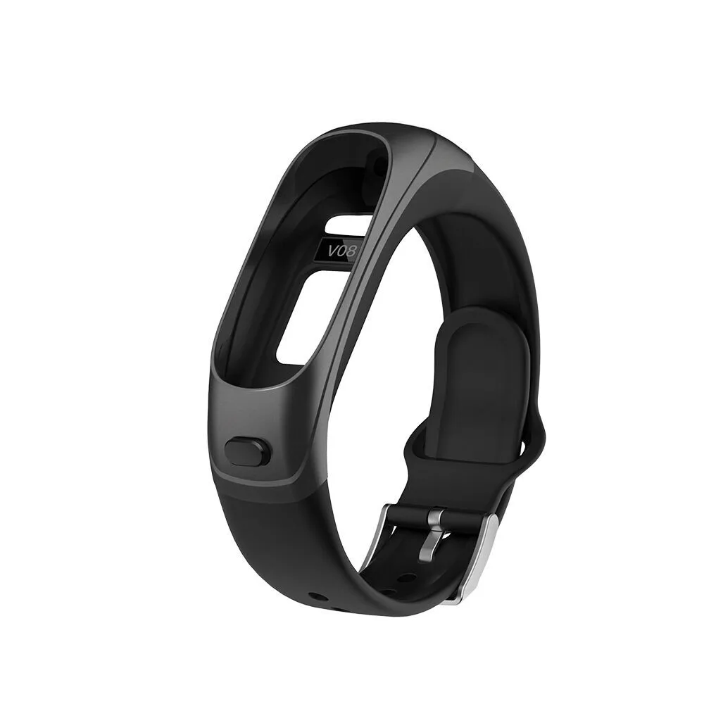 A Смарт-часы ремешок Smartband mi band сменный спортивный ТПУ классический ремешок для часов Ремешок Браслет для смарт-часов V08 браслет - Цвет: A