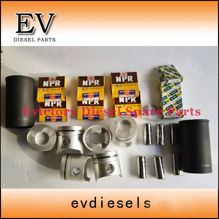 

For Hino truck engine rebuild kit W06D W06E piston + ring cylinder liner full gasket kit crankshaft & con rod bearing
