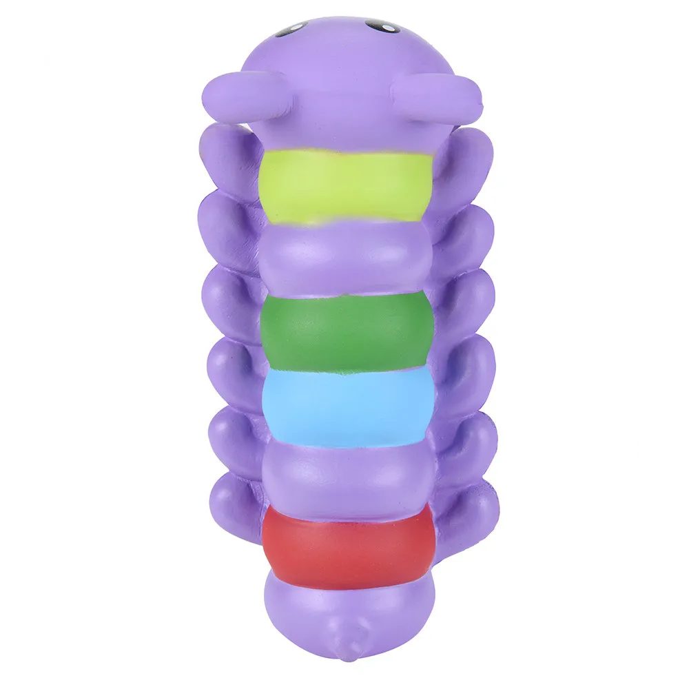17 см Jumbo Squishy гусеница медленно растет крем ароматическая игрушка для снятия