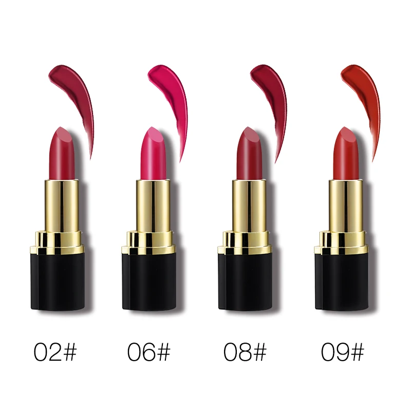 1 шт. профессиональный макияж матовые помады Nude Lip Stick Водонепроницаемый