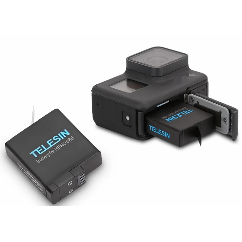 Новые Аккумуляторы для быстрой зарядки GoPro Hero8 аккумулятор 1220 мАч + трехполосная