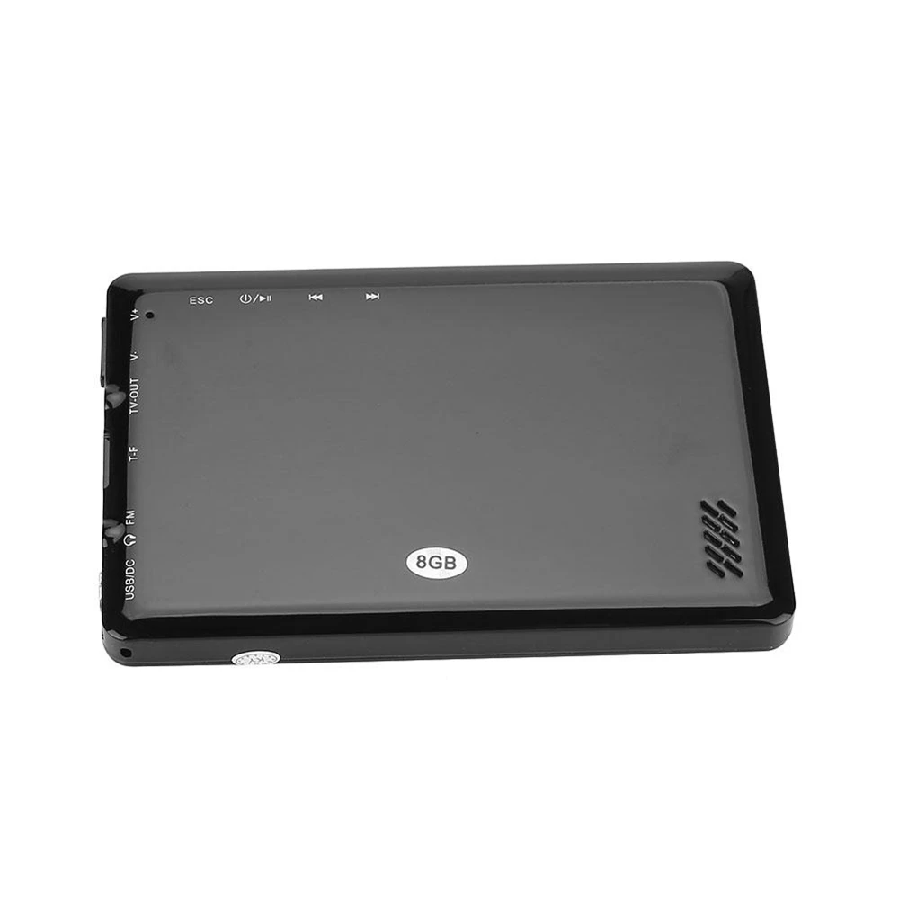 High Quality 4.3 Inch Touch Screen 8GB MP3 MP4 MP5 Player Digital Video Media TV OUT Support TF Card Music Player