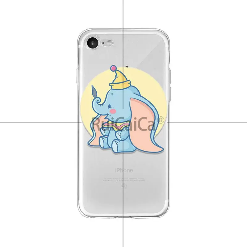 Ruicaica Cartoon cute Dumbo Original Phone case cover for Apple iPhone 8 7 6 6S Plus X XS max 5 5S SE XR Cover | Мобильные телефоны