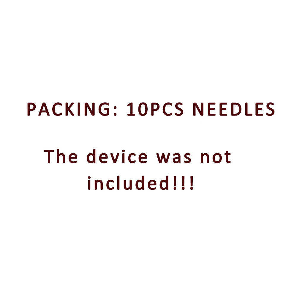 10pcs needles 10 шт. Электрический дермапен иглы штык 36 pin картридж для Автоматическая микроигла дермы ручка иглы татуировки 36-контактный иглы - Цвет: 10pcs needles