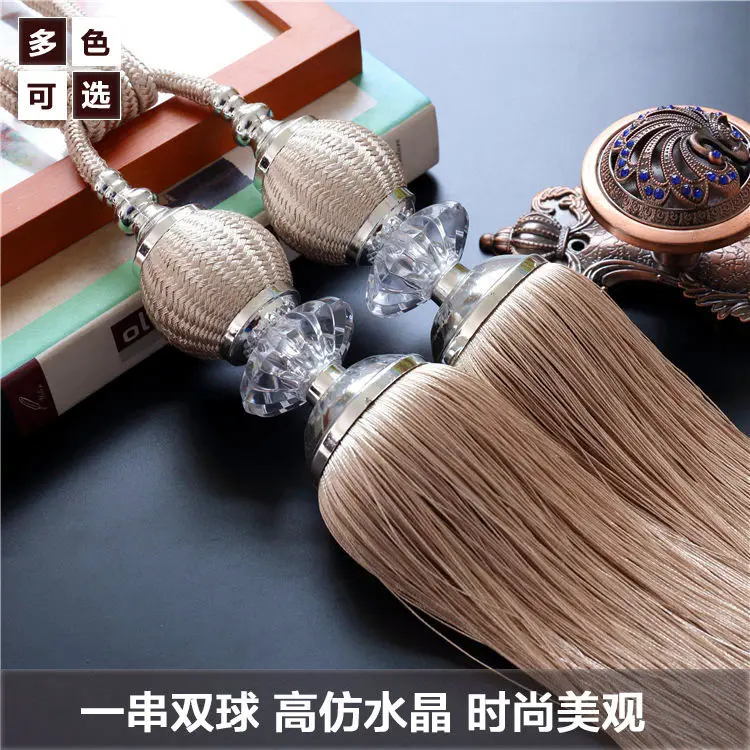 Разные цвета на выбор 82 см Декоративные занавески кисточки высокое качество Tieback