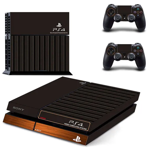 GYTM0204 Чистый цвет белый черный прозрачный PS4 кожи Стикеры наклейка винил для sony Playstation 4 консоли и контроллеры PS4 кожи Стикеры - Цвет: GYTM0204