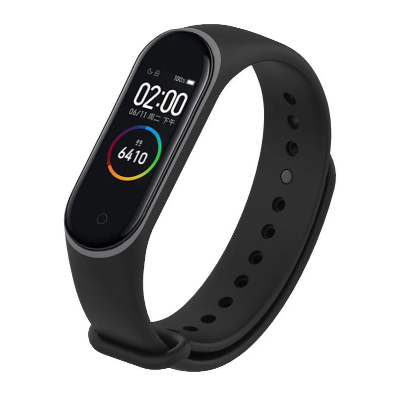 Ремешок силиконовый для Xiaomi Mi Band 4 3 сменный Браслет наручных часов двухцветный