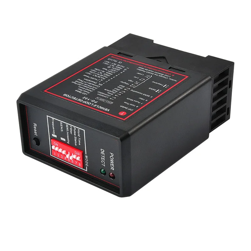

car parking system Single channel one relay Loop Vehicle Detector PD132 with a best price/detector de lazo inductivo