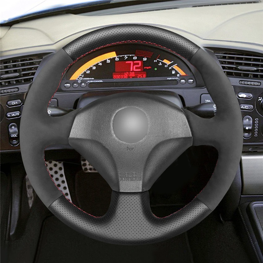 MEWANT натуральная кожа прошитая обёрточная бумага чехол на руль для Honda S2000 2000 2008 Civic