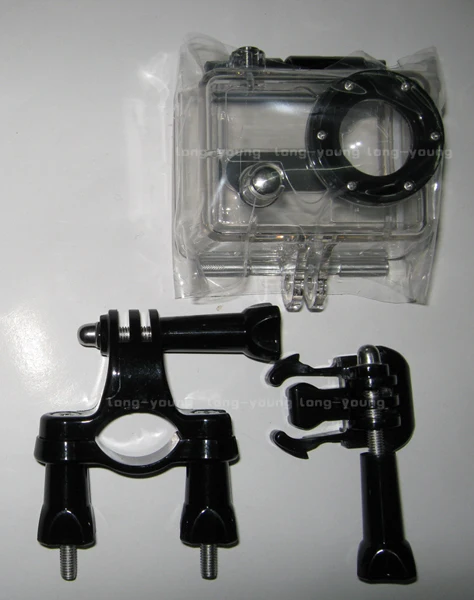 

Ms.L.Meilyadigital For gopro case waterproof housing underwater 35m case+ Tripod +Bicycle mounting