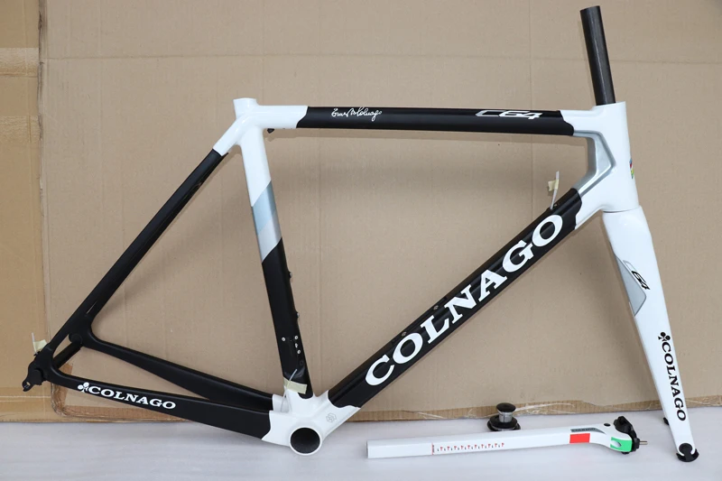 Черный белый T1100 3K матовый-глянцевый черный красный Colnago C64 карбоновая рама для дорожного велосипеда с 6 цветами на выбор