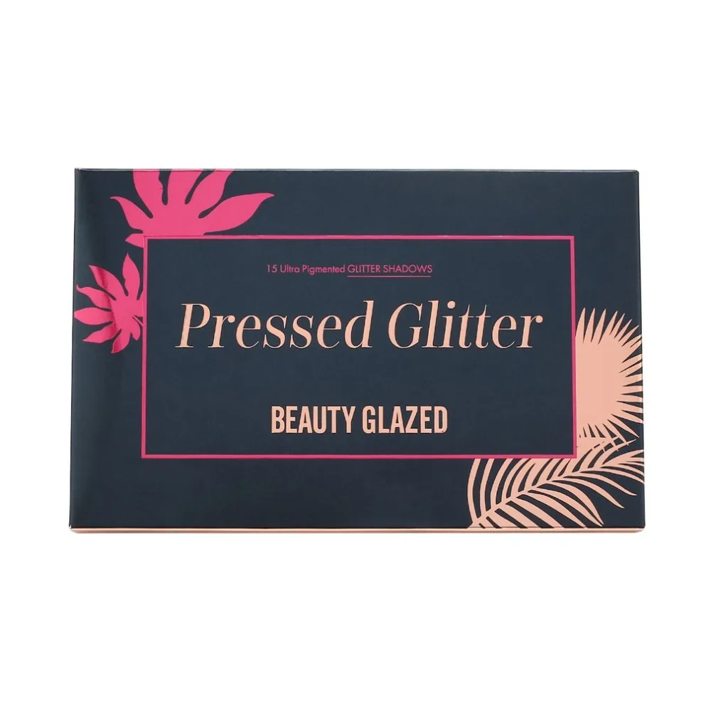 BEAUTY GLAZED портативная палитра теней для век 15 ультрапигментированные блестящие